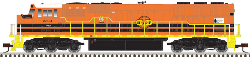 EMD SD60M with Ditch Lights - ESU LokSound and DCC - Master Gold(TM) -- Buffalo & Pittsburgh 3888 (orange, yellow, black)