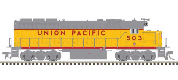 EMD GP40 - LokSound and DCC - Master(R) Gold -- Union Pacific 503 (Armour Yellow, gray, red)