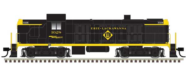 Alco RS3 - ESU LokSound & DCC - Classic Silver -- Erie Lackawanna #1013 (black, yellow)