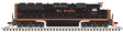 EMD SD45 Low Nose - Sound and DCC - Master(R) Gold -- Denver & Rio Grande Western #5331 (black, Aspen Gold, Small Flying Grande)