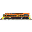 GE Dash 8-40C - Front & Rear Ditch Lights - LokSound & DCC - Master(R) -- Providence & Worcester #4050 (orange, yellow)