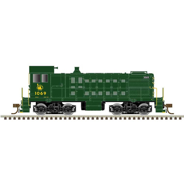 Alco S2 w/LokSound & DCC - Master(R) -- Central Railroad of New Jersey #1070 (green, yellow)