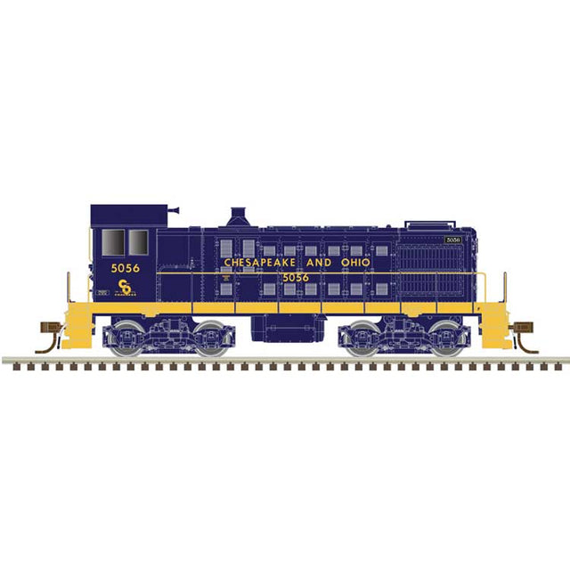 Alco S2 w/LokSound & DCC - Master(R) -- Chesapeake & Ohio #9169 (blue, yellow)