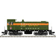 Alco S2 w/LokSound & DCC - Master(R) -- Great Northern #7 (green, orange, yellow)