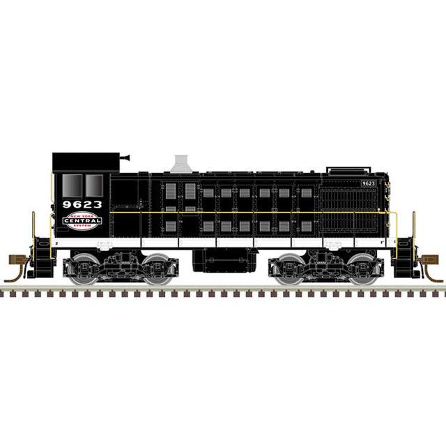 Alco S2 w/LokSound & DCC - Master(R) -- New York Central #9633 (black, white, red)