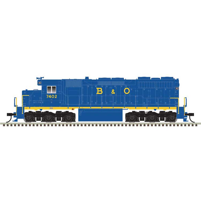 EMD SD35 Low Nose - LokSound and DCC - Master(R) Gold -- Baltimore & Ohio #7419 (blue, yellow)
