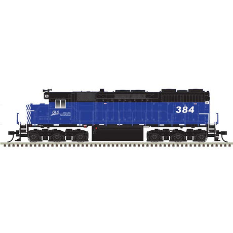 EMD SD35 Low Nose - LokSound and DCC - Master(R) Gold -- Great Lakes Central #386 (blue, black)