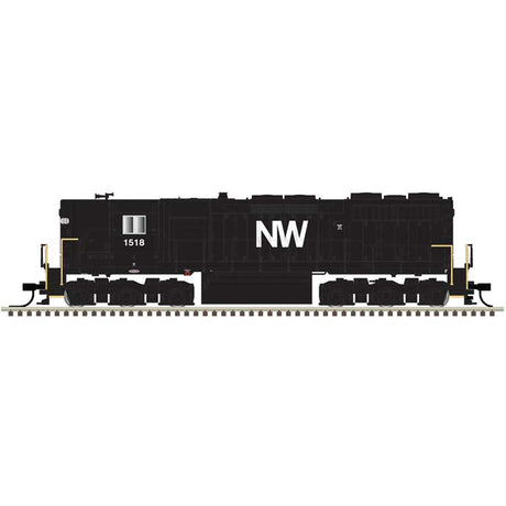 EMD SD35 High Nose - LokSound and DCC - Master(R) Gold -- Norfolk & Western #1504 (black, white)