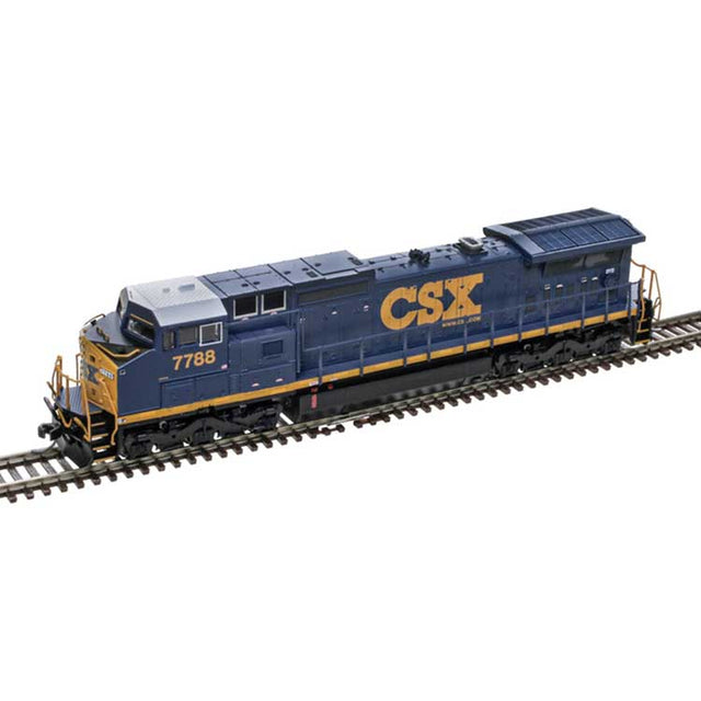 GE Dash 8-40CW - Sound and DCC - Master(R) Gold -- CSX #7788 (YN3, blue, yellow, black, Website Logo)