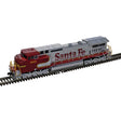 GE Dash 8-40CW - Sound and DCC - Master(R) Gold -- Santa Fe #900 (Warbonnet, red, silver)