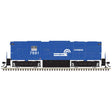Alco RS11 - Standard DC - Classic Silver -- Conrail #7591 (blue, white)