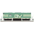 Alco RS11 - Standard DC - Classic Silver -- Genessee Valley #3600 (green, yellow)