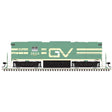 Alco RS11 - Standard DC - Classic Silver -- Genessee Valley #3604 (green, yellow)