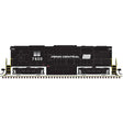 Alco RS11 - Standard DC - Classic Silver -- Penn Central #7600 (black, white)