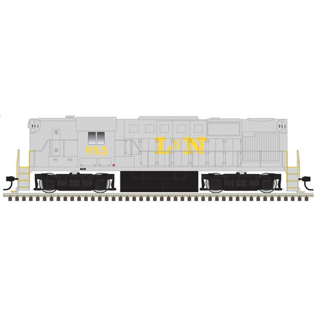 Alco RS11 - LokSound & DCC - Classic Gold -- Louisville & Nashville #953 (gray, yellow)