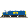 EMD GP39-2 Phase I - Standard DC - Master(R) Silver -- CSX #4314 (YN3, blue, yellow)