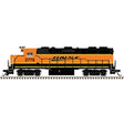 EMD GP39-2 Phase I - Standard DC - Master(R) Silver -- BNSF Railway #2776 (orange, black, Wedge Logo)
