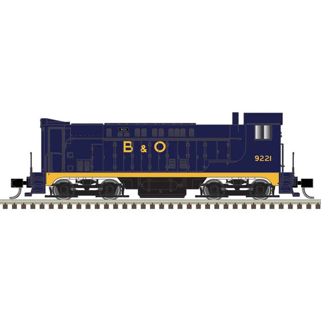 Baldwin VO1000 - Standard DC - Master(R) Silver -- Baltimore & Ohio #9222 (blue, yellow)