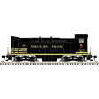 Baldwin VO1000 - Standard DC - Master(R) Silver -- Burlington Northern #412 (Ex-NP Patch, black yellow)