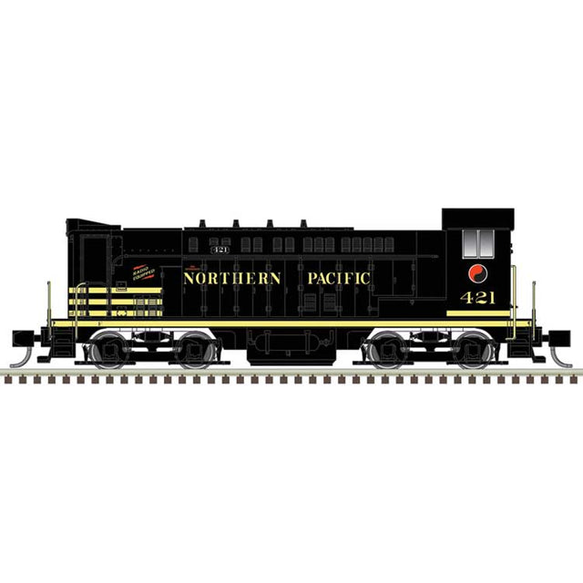 Baldwin VO1000 - Standard DC - Master(R) Silver -- Northern Pacific #421 (black, yellow)