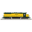EMD SD45 Low Nose - Standard DC - Master(R) Silver -- Chicago & North Western #6537 (green, yellow)