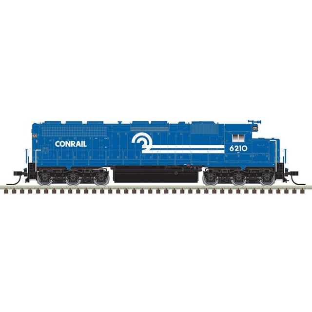 EMD SD45 Low Nose - Standard DC - Master(R) Silver -- Conrail #6232 (blue, white)