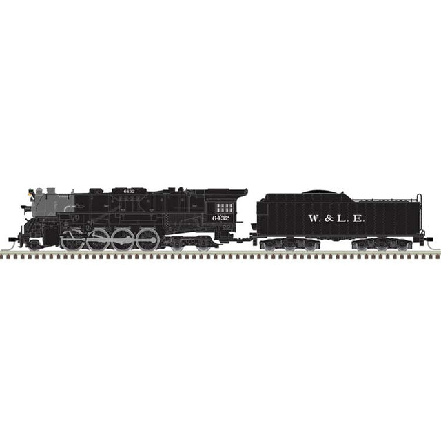 2-8-4 Berkshire - Sound and DCC - Master(R) Gold -- Wheeling & Lake Erie #6426 (black, graphite)