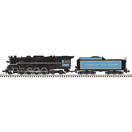 2-8-4 Berkshire - Sound and DCC - Master(R) Gold -- Nickel Plate #759 (Golden Spike Centennial Limited, black, blue)