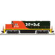 Alco C420 Low Nose - Standard DC - Master(R) Silver -- Nacionales de Mexico #5700 (vermillion, green, white)
