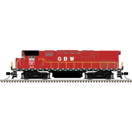 Alco C424 - Standard DC - Master(R) Silver -- Green Bay & Western #322 (red, white, black)