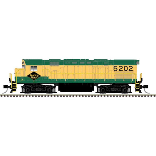 Alco C424 - Standard DC - Master(R) Silver -- Reading #5202 (green, yellow)