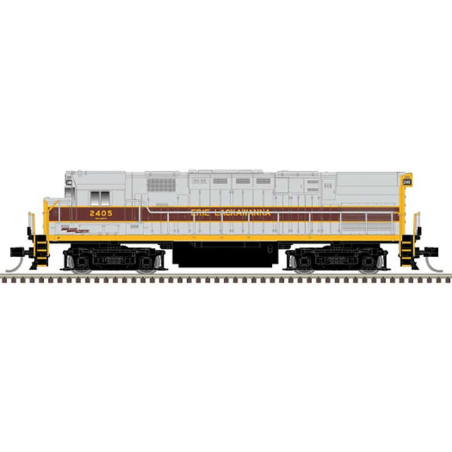 Alco C424 - Sound and DCC - Master(R) Gold -- Erie Lackawanna #2406 (gray, maroon, yellow)