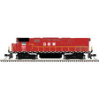 Alco C424 - Sound and DCC - Master(R) Gold -- Green Bay & Western #314 (red, white, black)