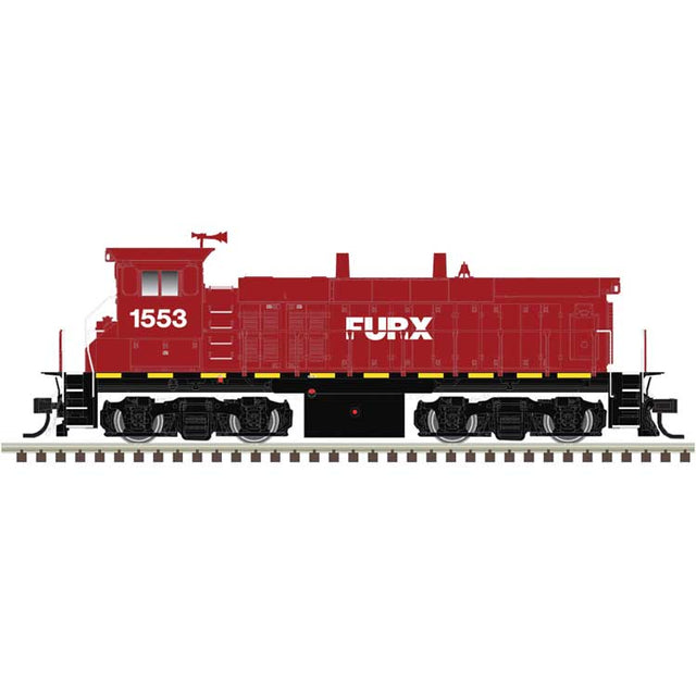 EMD MP15DC - Standard DC - Master(R) Silver -- FURX #1553 (red, black)