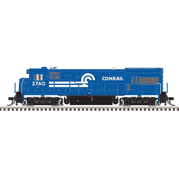 GE U23B - Sound and DCC - Master Gold -- Conrail #2760 (blue, white)