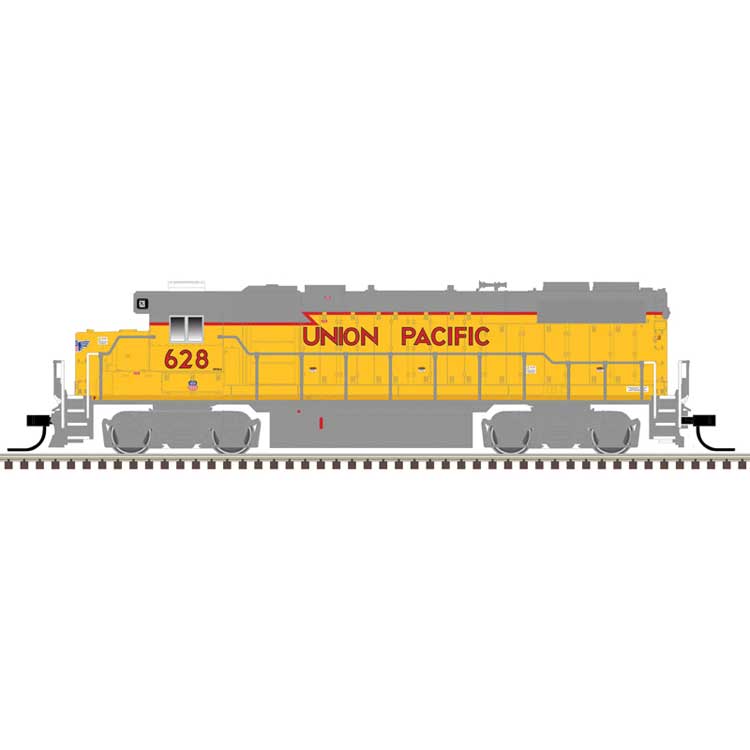 EMD GP38-2 Low Nose - Sound and DCC - Master Gold -- Union Pacific #842 (Armour Yellow, gray, red, Baby Wings)