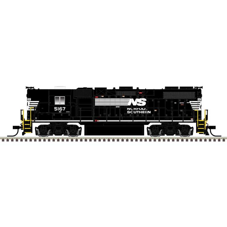 EMD GP38-2 High Nose - Sound and DCC - Master Gold -- Norfolk Southern #5121 (black, white)