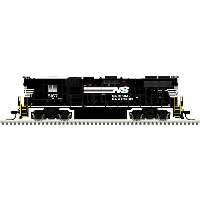 EMD GP38-2 High Nose - Sound and DCC - Master Gold -- Norfolk Southern #5121 (black, white)