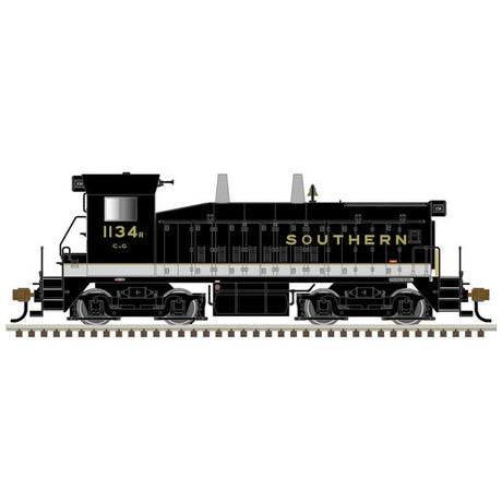 EMD SW9/1200 - Standard DC - Master(R) -- Southern Railway #1134 (black, aluminum)
