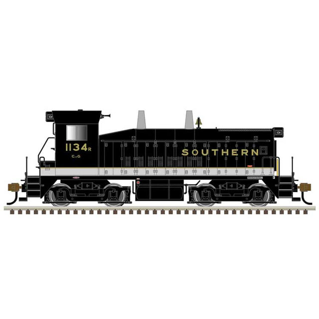EMD SW9/1200 - Standard DC - Master(R) -- Southern Railway #1138 (black, aluminum)