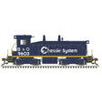 EMD SW9/1200 - Standard DC - Master(R) -- Chessie System B&O #9603 (blue, white, yellow)