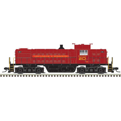 Alco RS1 - Standard DC - Master(R) -- Arkansas & Missouri #20 (maroon, red)