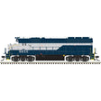 EMD GP40 - Standard DC - Master(R) -- CSX #6855 (Ex-RFP, blue, gray)
