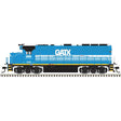 EMD GP40 - LokSound and DCC - Master(R) -- GATX Leasing GCSX #3733 (blue, white, black)