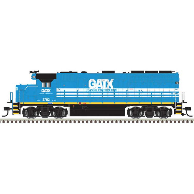 EMD GP40 - LokSound and DCC - Master(R) -- GATX Leasing GCSX #3733 (blue, white, black)