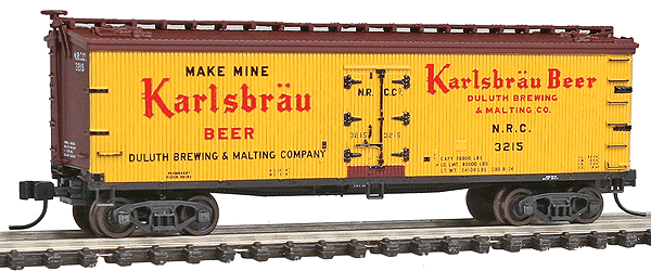 Atlas Master(R) 40' Wood Reefer Assembled -- Karlsbrau Beer #3215