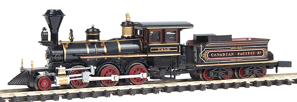 2-6-0 Mogul - Standard DC w/Rapido Couplers -- Baltimore & Ohio #600 (maroon, gold, red, white, black, Russian Iron)
