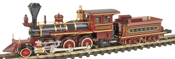 2-6-0 Mogul - Standard DC w/Rapido Couplers -- Boston, Concord & Montreal "Mt. Washington" #29 (maroon)