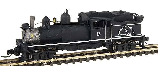 2-Truck Shay - Standard DC - Master(TM) -- Aloha Lumber Co. (Washington) #2