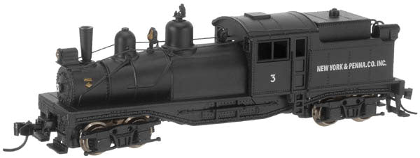 2-Truck Shay - Standard DC - Master(TM) -- New York & Pennsylvania Co. Inc. #3 (black)